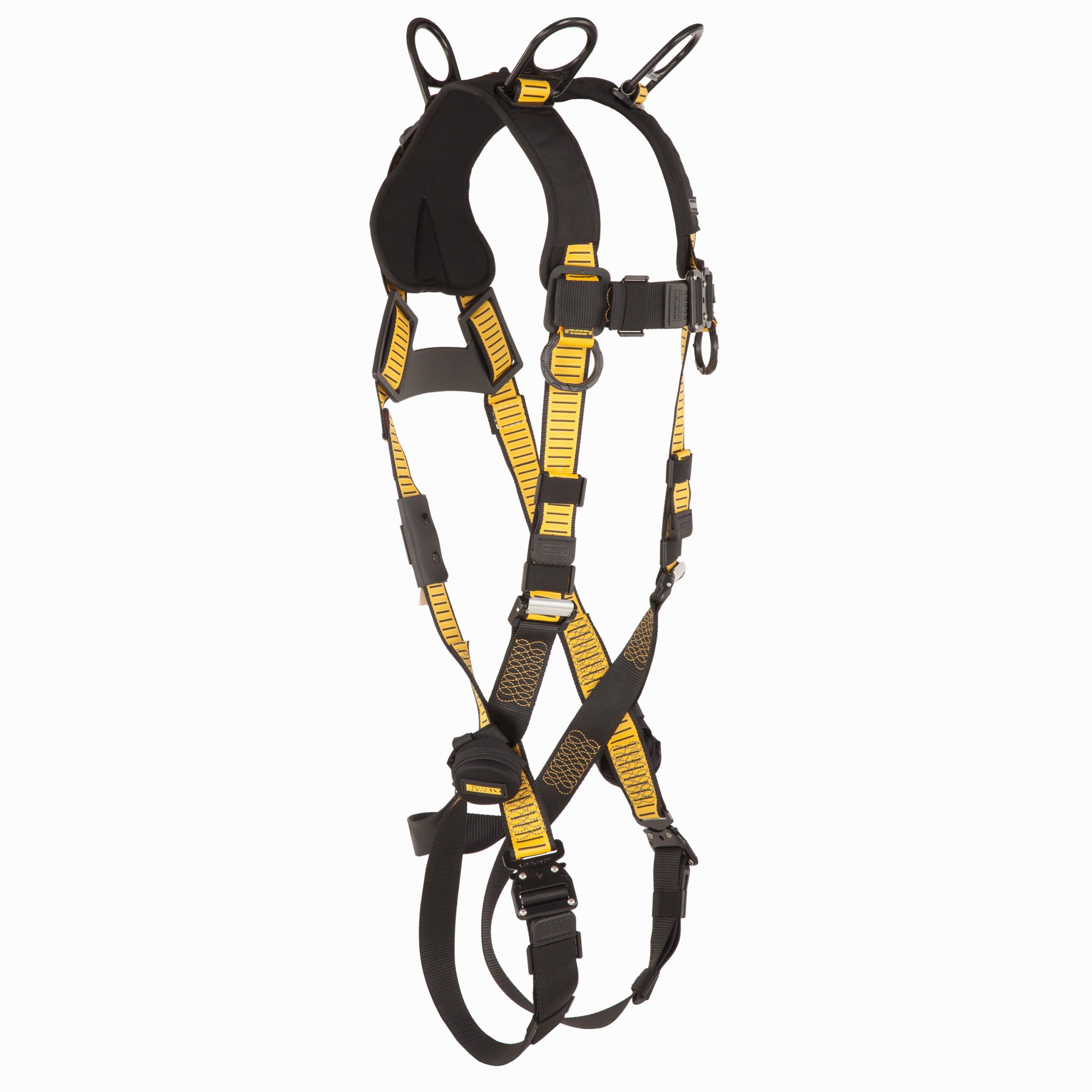DEWALT® D3000 HARNESS Vest Style, 5-Point, Back and Shoulder D-Rings, QC Chest, QC Legs