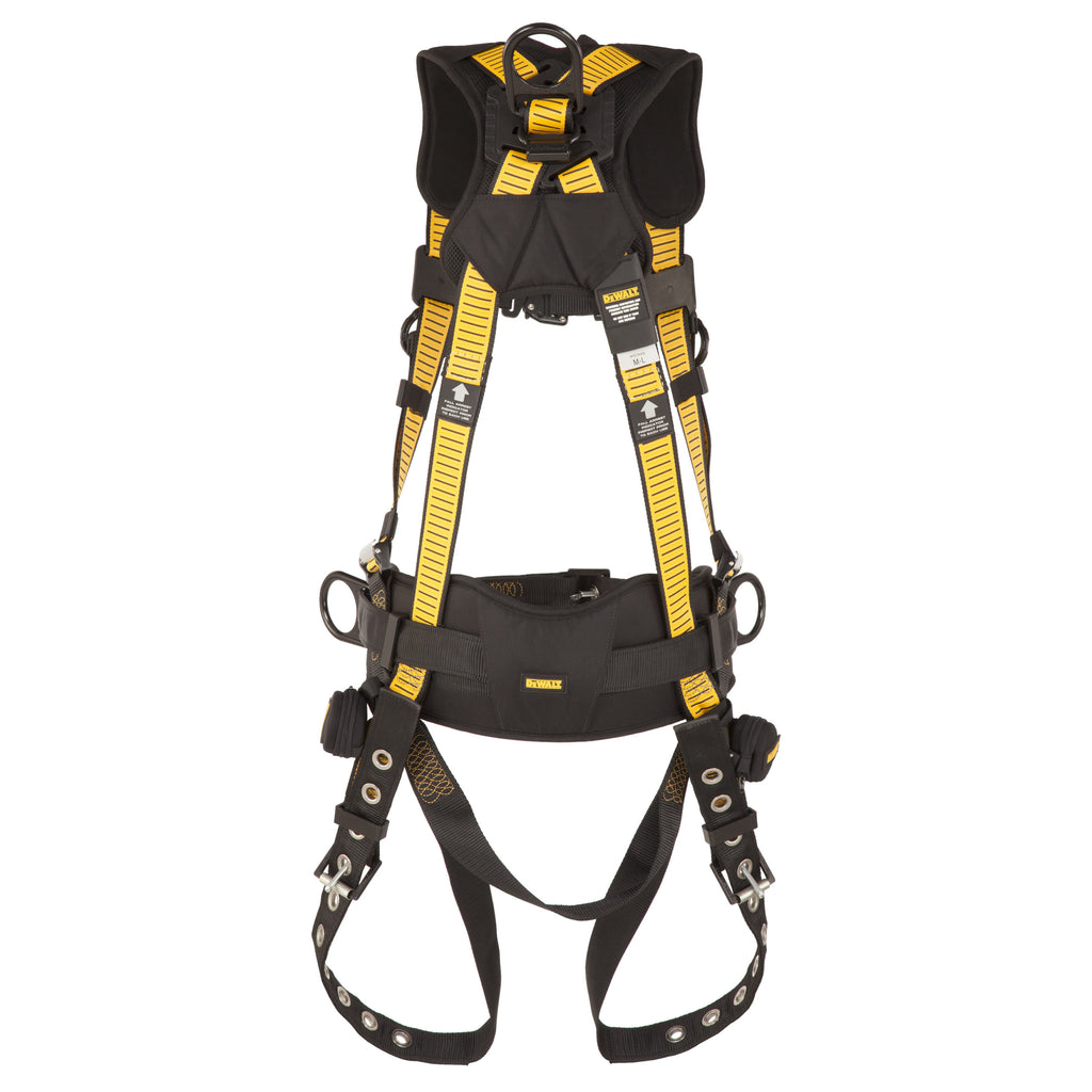 DEWALT D3000 HARNESS Vest Style, w-belt 5-Point, Back and Side D-Rings, QC Chest, TB Legs