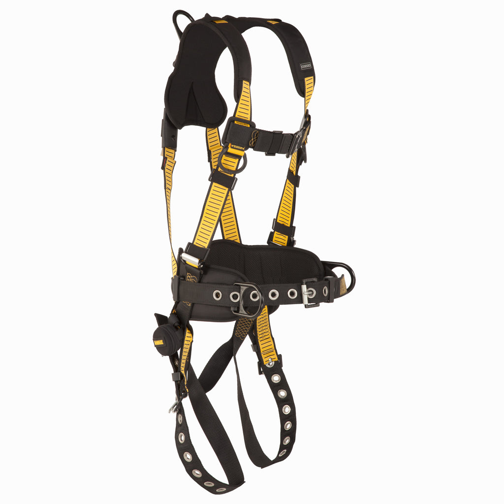 DEWALT D3000 HARNESS Vest Style, w-belt 5-Point, Back and Side D-Rings, QC Chest, TB Legs