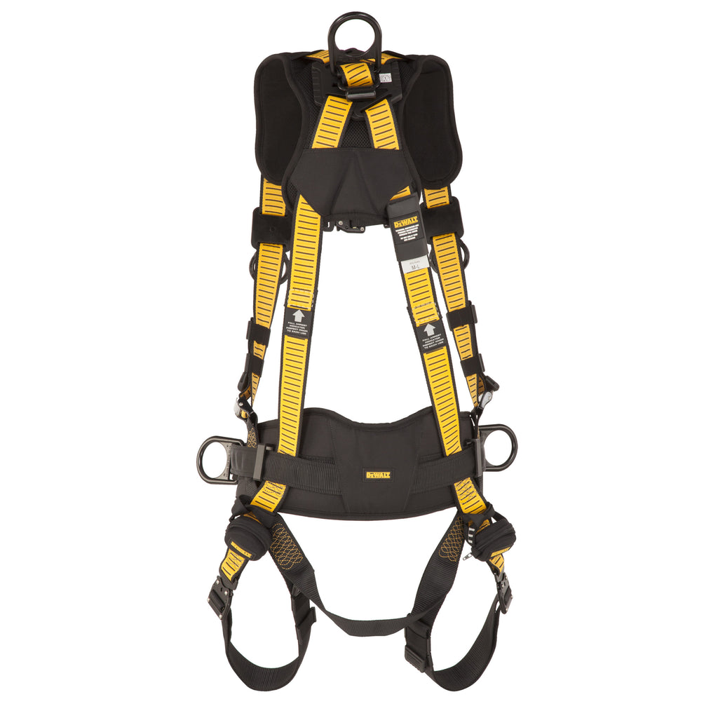 DEWALT® D3000 HARNESS Vest Style, w-belt 5-Point, Back and Side D-Rings, QC Chest, QC Legs