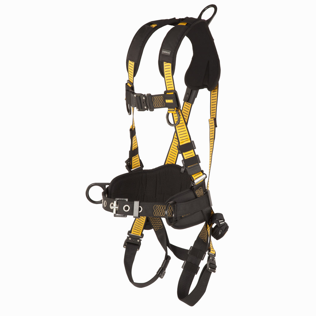 DEWALT® D3000 HARNESS Vest Style, w-belt 5-Point, Back and Side D-Rings, QC Chest, QC Legs