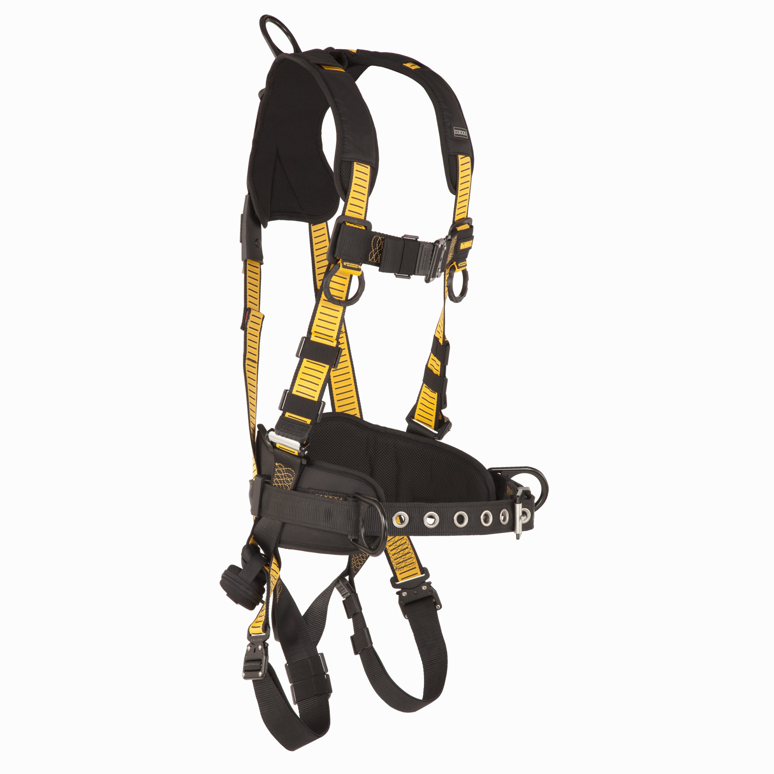 DEWALT® D3000 HARNESS Vest Style, w-belt 5-Point, Back and Side D-Rings, QC Chest, QC Legs