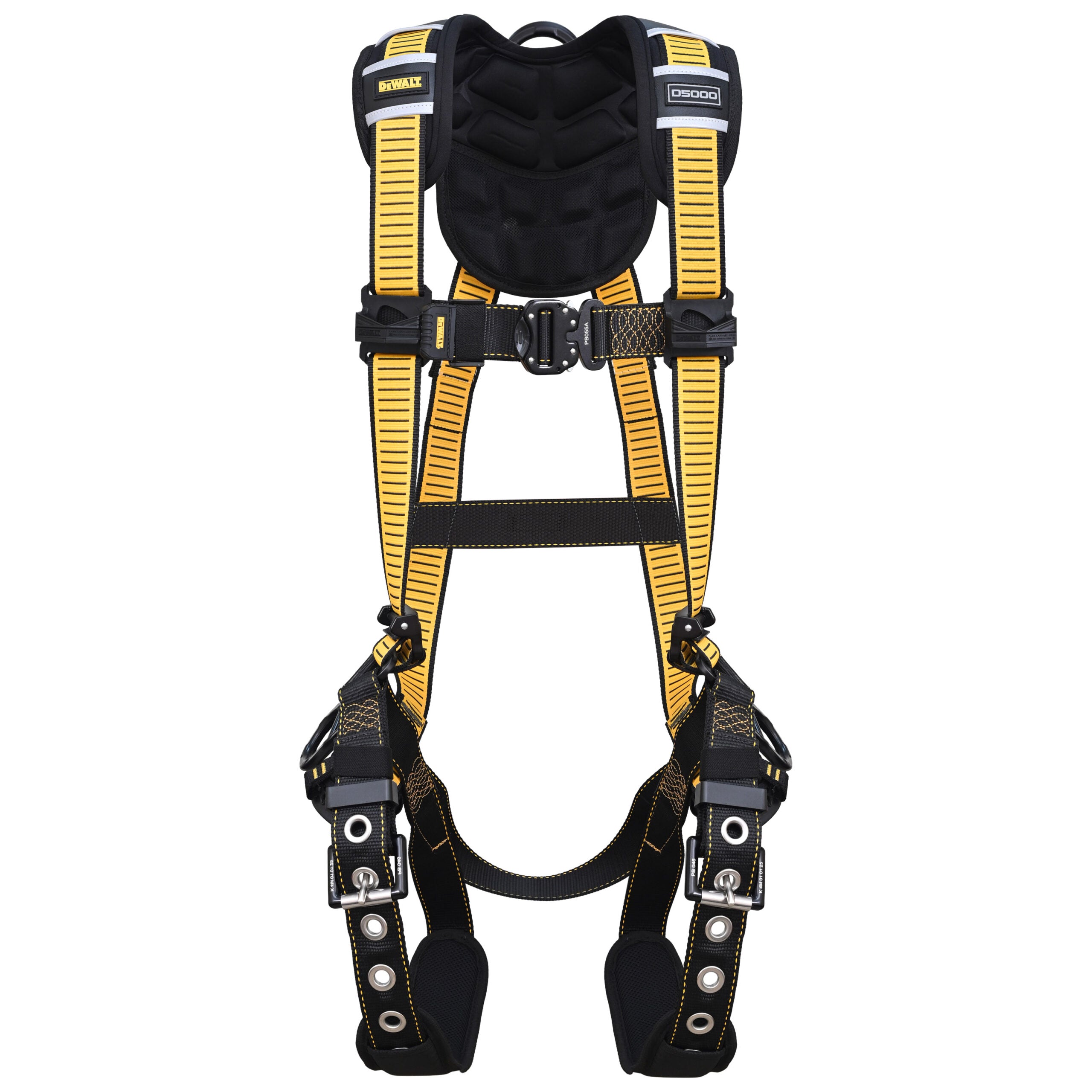 DEWALT D5000 HARNESS Vest Style, 5-Point, Back and Side D-Rings, QC Chest, TB Legs