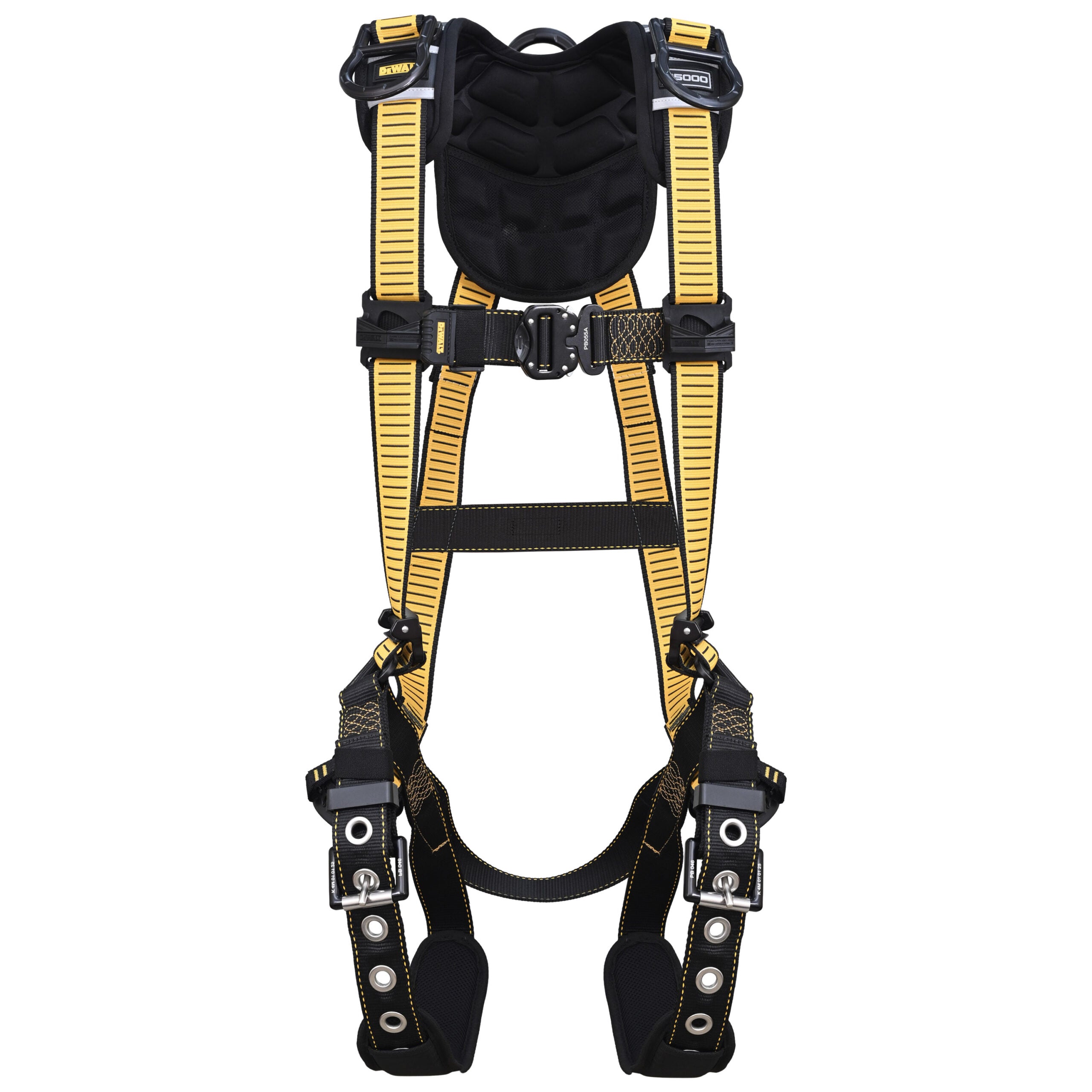 DEWALT D5000 HARNESS Vest Style, 5-Point, Back and Shoulder D-Rings, QC Chest, TB Legs