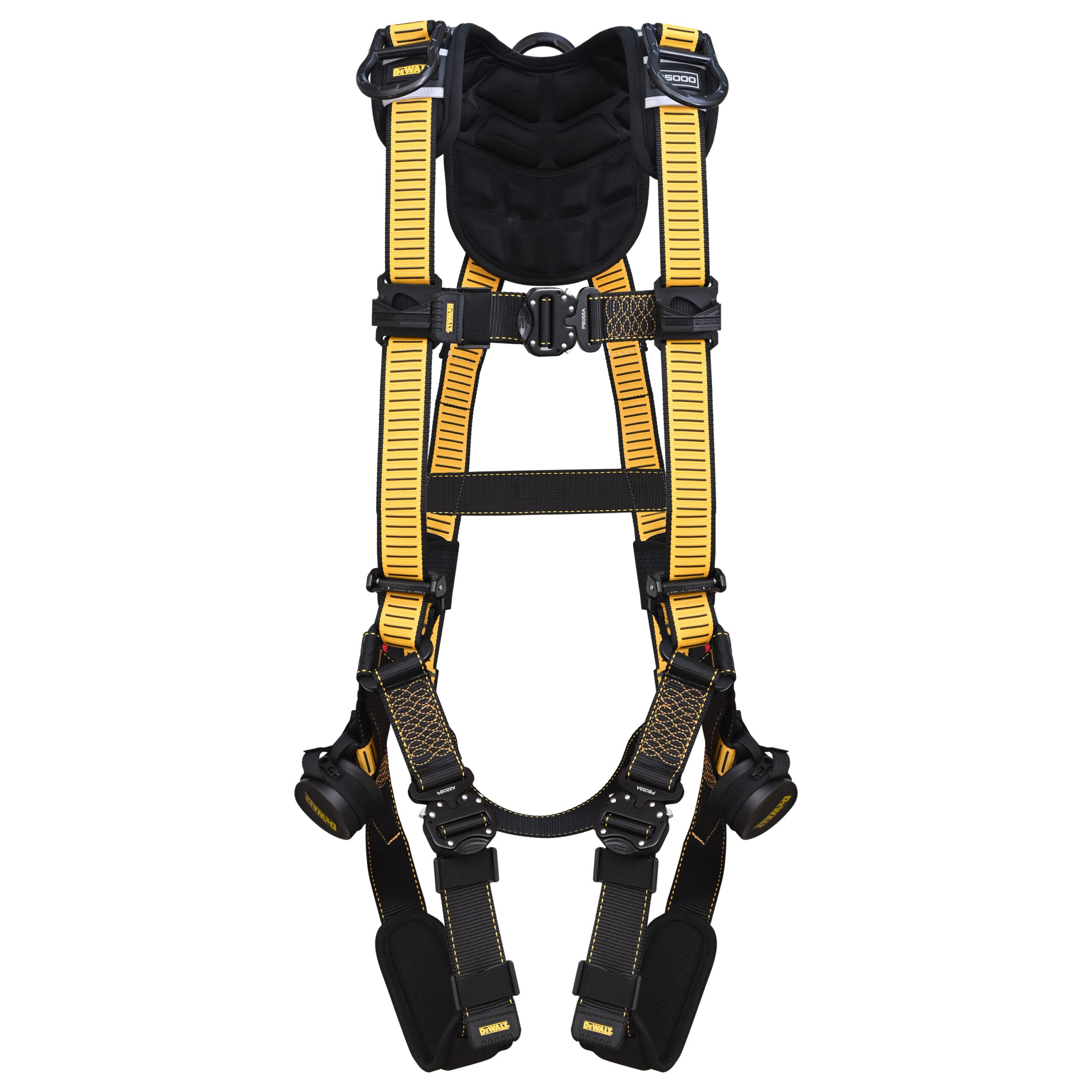 DEWALT D5000 HARNESS Vest Style, 5-Point, Back and Shoulder D-Rings, QC Chest, QC Legs