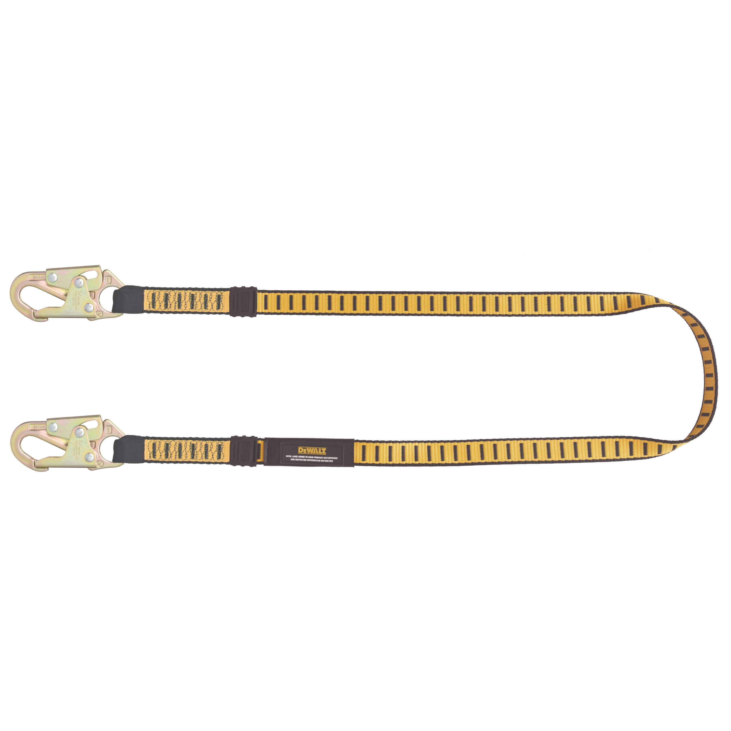 DEWALT 6 ft.(1.8 m) Work Positioning Lanyard with Steel Snap hooks on Both Ends