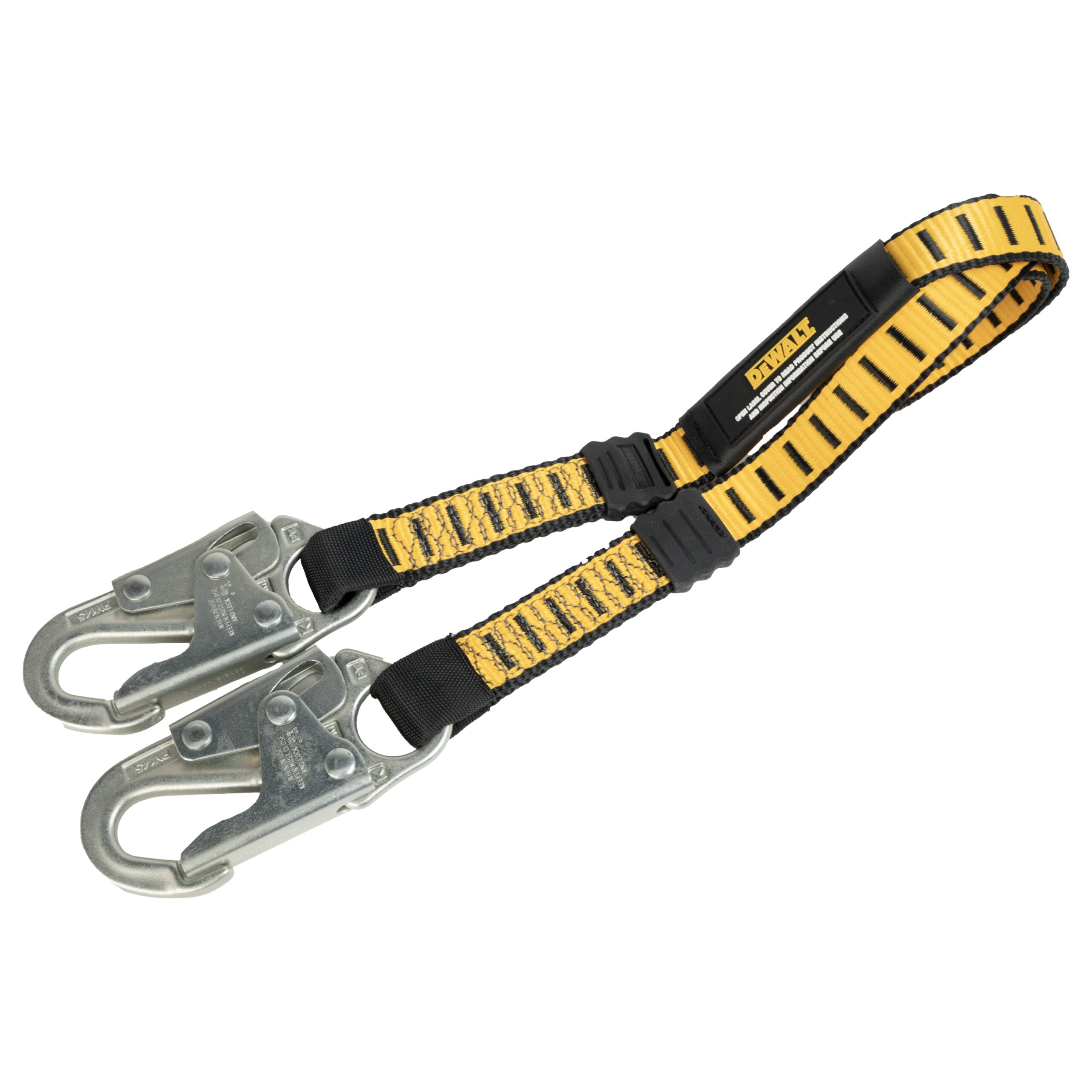 DEWALT 6 ft.(1.8 m) Work Positioning Lanyard with Steel Snap hooks on Both Ends