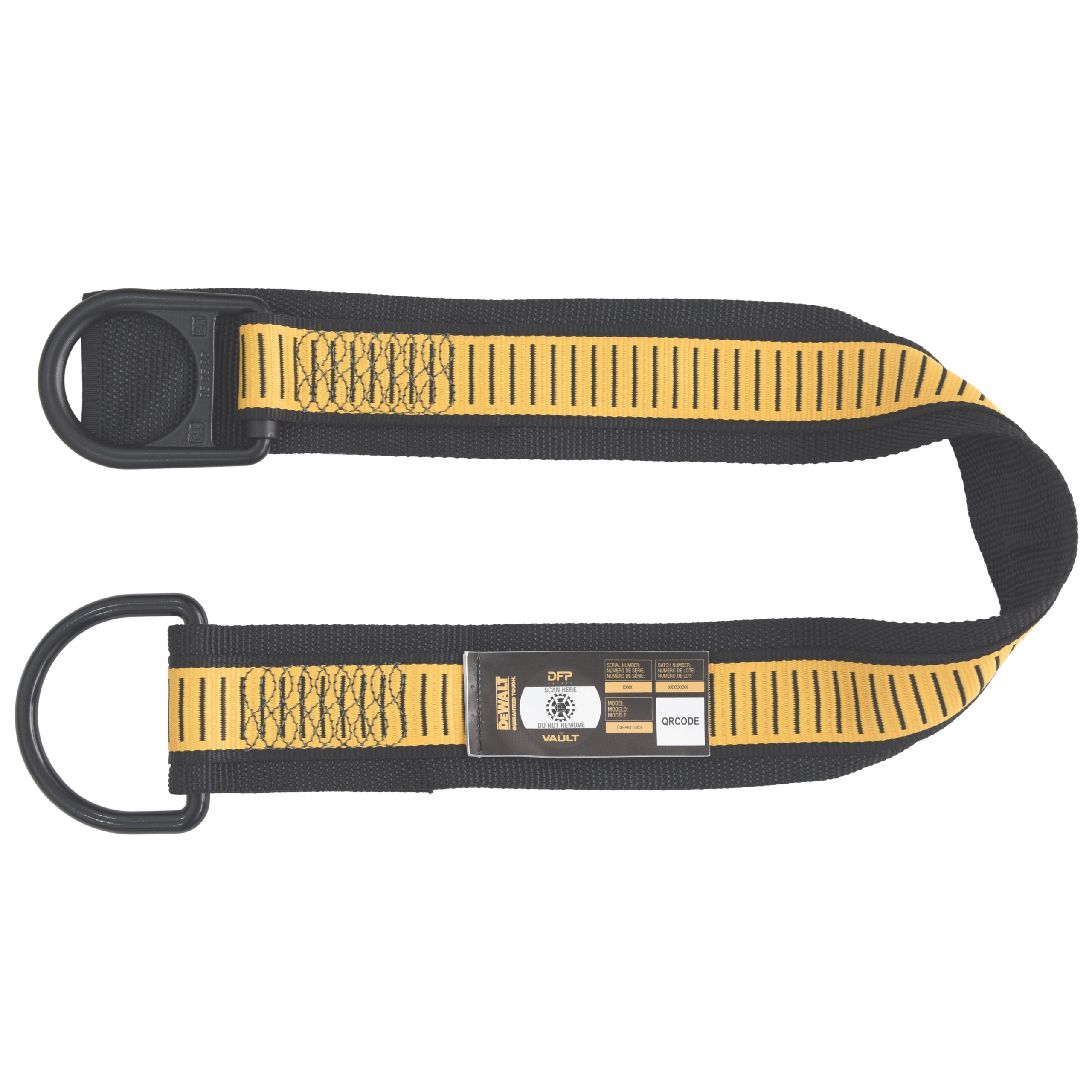 DEWALT Web Anchor Strap Choker, Large And Small D-Rings With Wear Pad, 3 ft.(0.9 m)