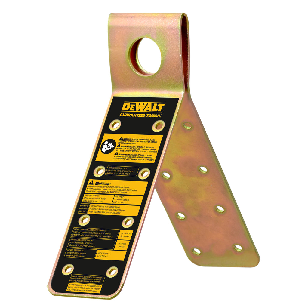 DEWALT Roof Anchor Single Use Raised Zinc Coated Steel