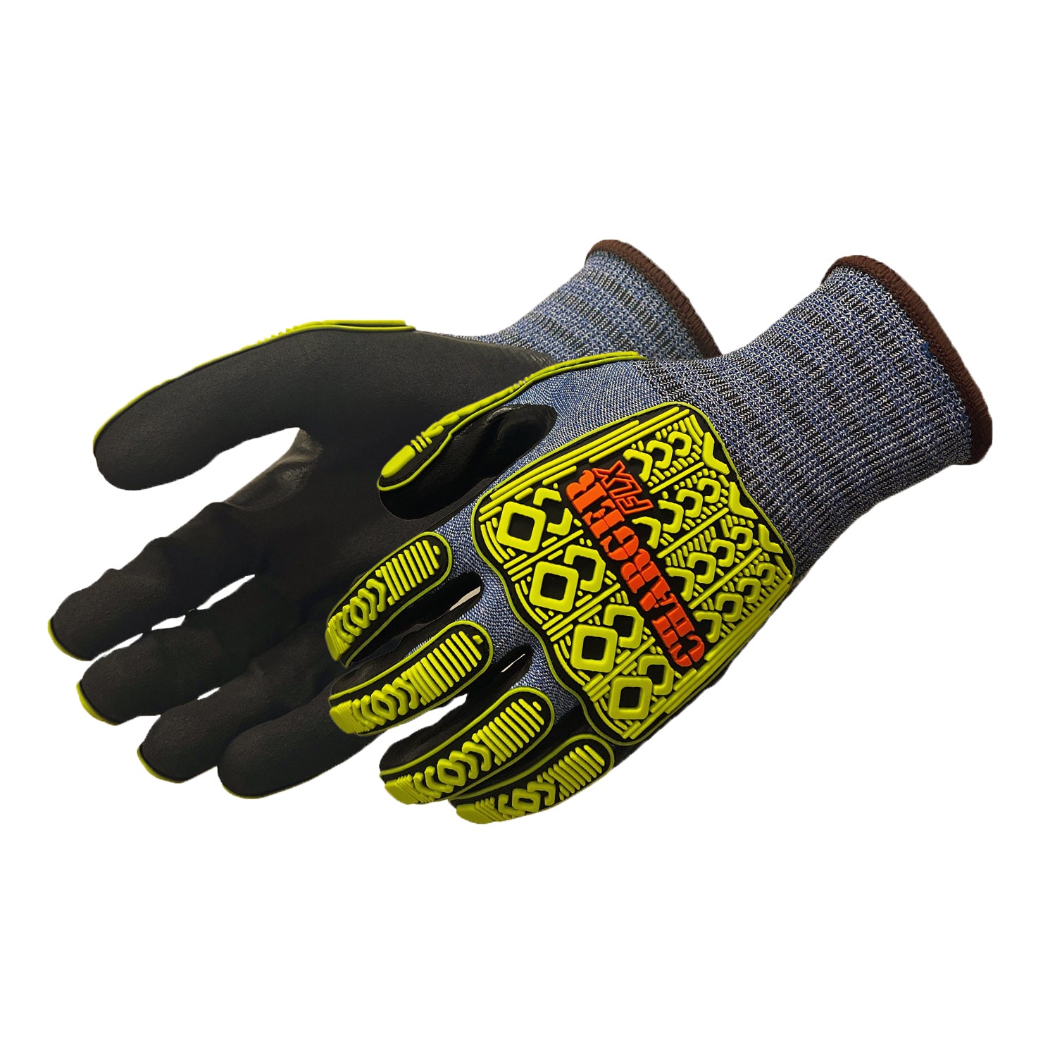 Blue Shell BLK Foam Nitrile TP R, Size S, 18g Reinforced BLK Sandy Nitrile, A6