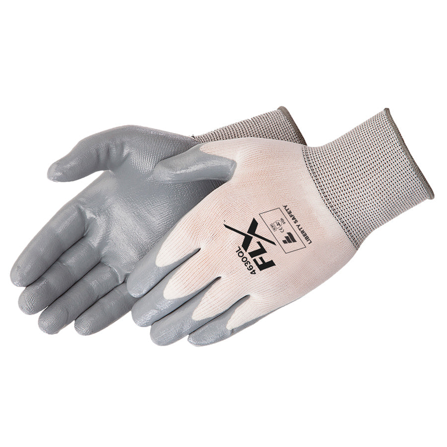 Poly GLV W/gray Nitrile DI P, Size S 13g