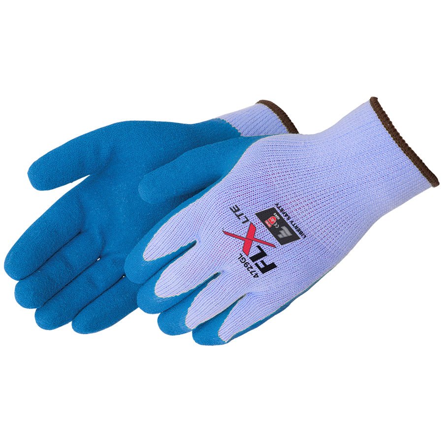 Gray GLV W/blue LTX DIP Size: S