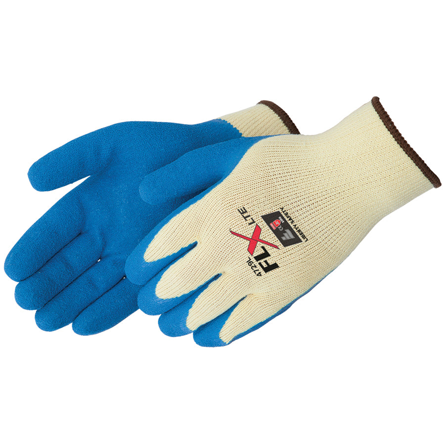 Yellow GLV W/blue LTX DIP Size : M