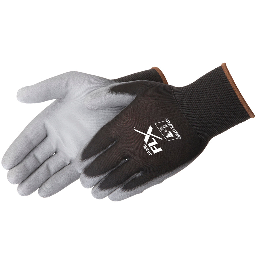 Black Nylon GLV W/light Gray P U S