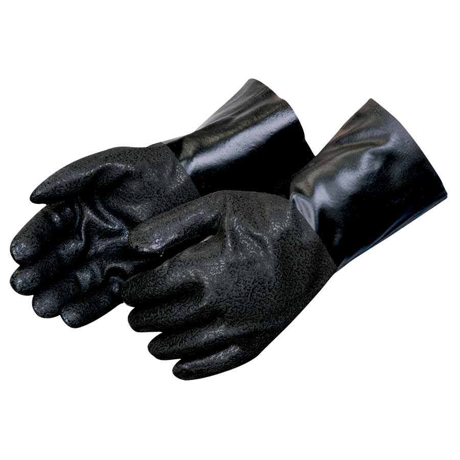 (6dz)12" BLK PVC DIP Rough FNS H JER