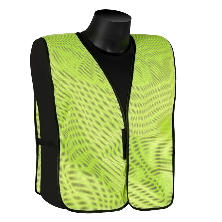 Fluo Lime Green Plain Mesh NON Ansi