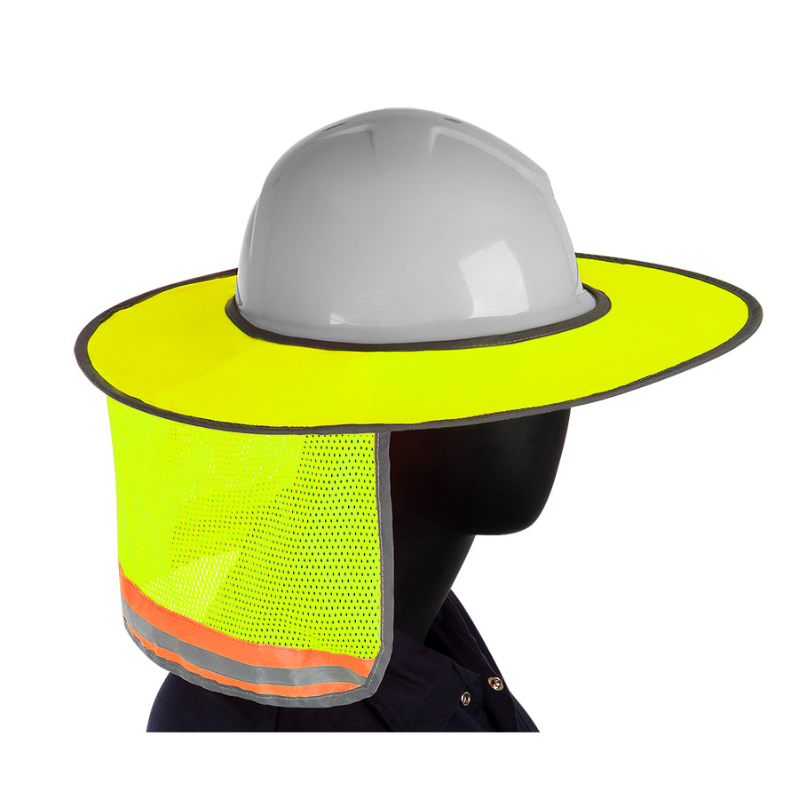 Green 2-tone Hard HAT Shade Fold 1 Pc/bag, 100 Pcs/cs