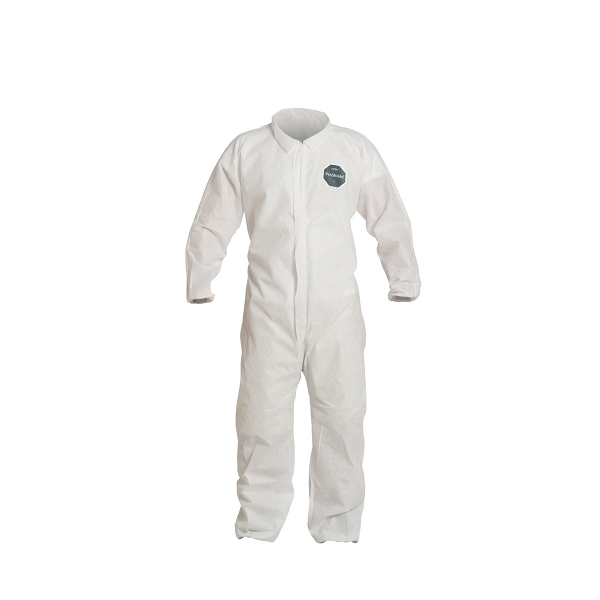 Proshield® Basic,zip Front,wht LG "25pcs/cs