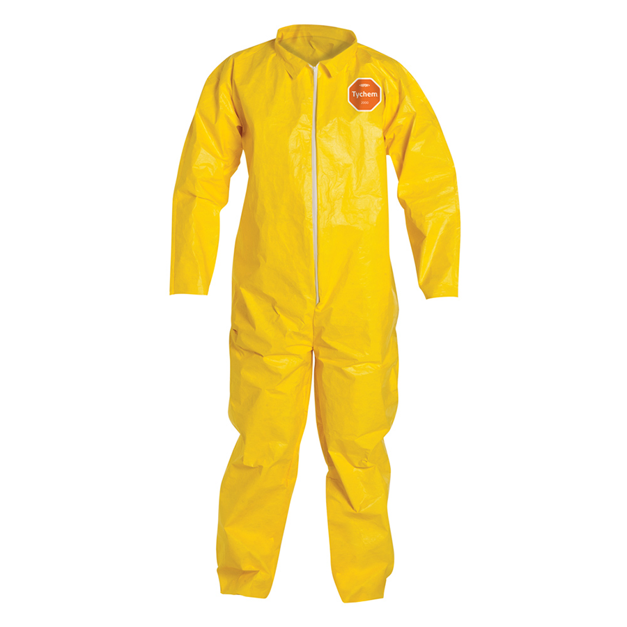 Tychem QC Coveralls Zipper FRO NT LG