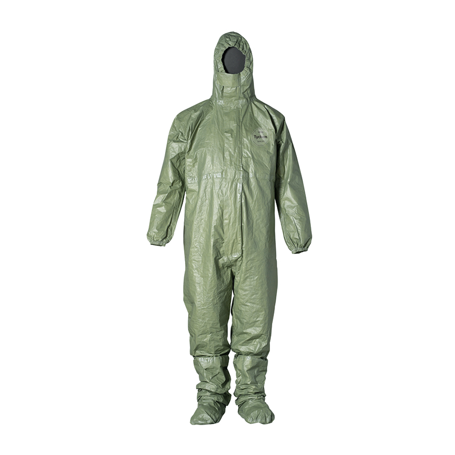Tychem 2000 SFR Coverall,grn,s "4pc/cs