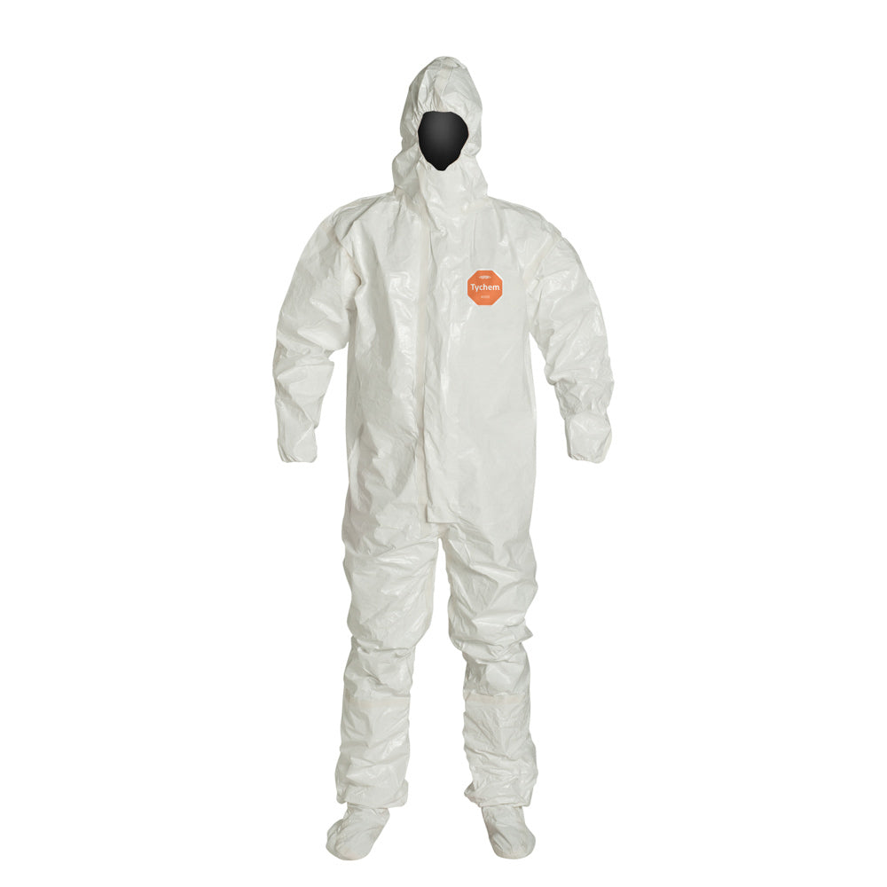 Tychem SL Coveralls Zp/hd/ewa L "zipper Front