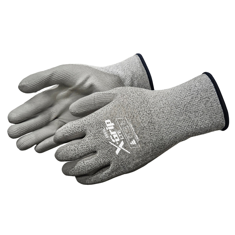 Hppe Salt Pepper Shell,gry PU Coated, Size XS 13g A3