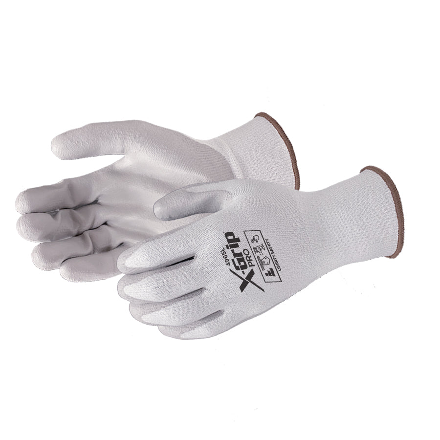 Hppe Salt Pepper Shell,gry PU Size Xs, 13g A3