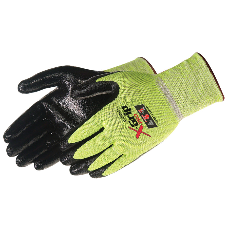 Hppe Yarn W/wave Double Nitril E XL "size Xs-2xl