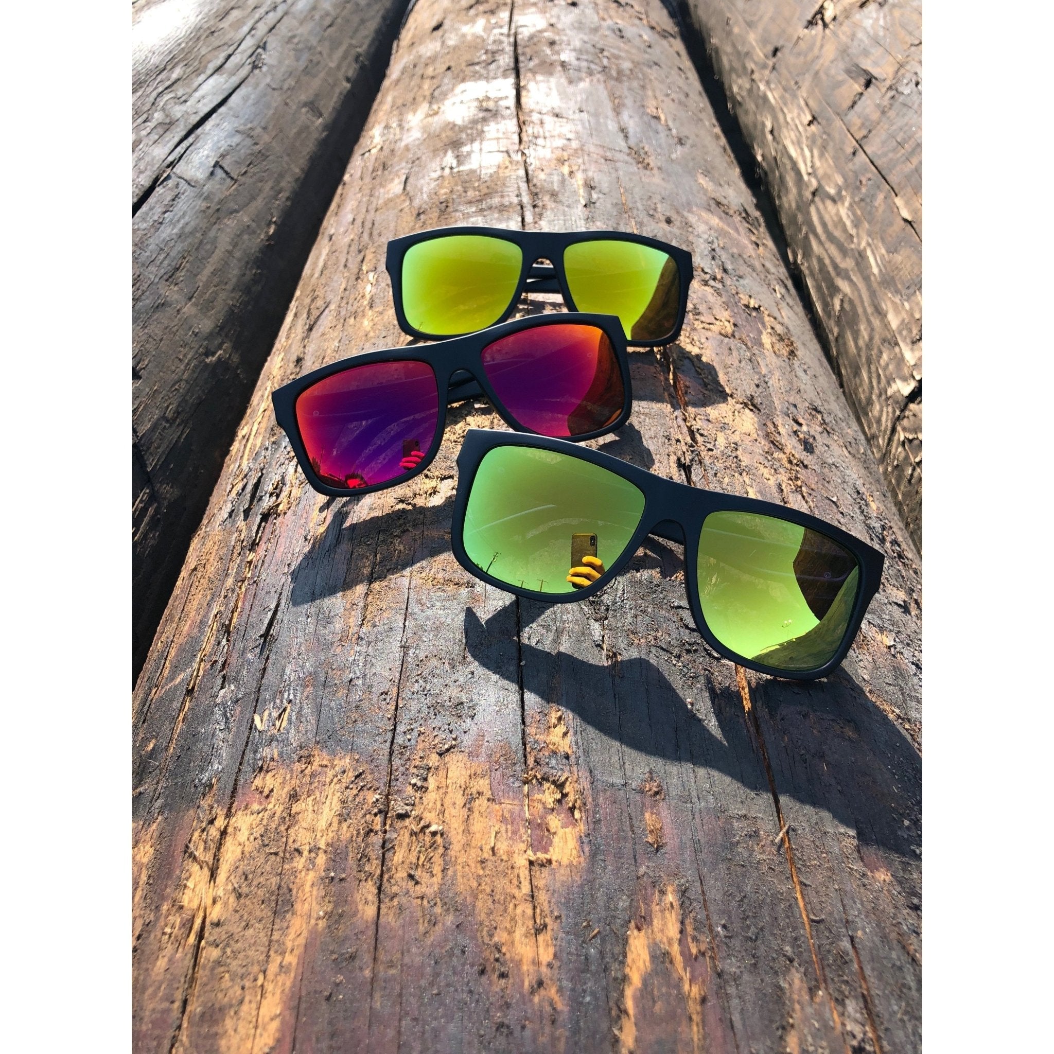 A Phase Z87+ Matte Black - Mirrored Color Lens Options