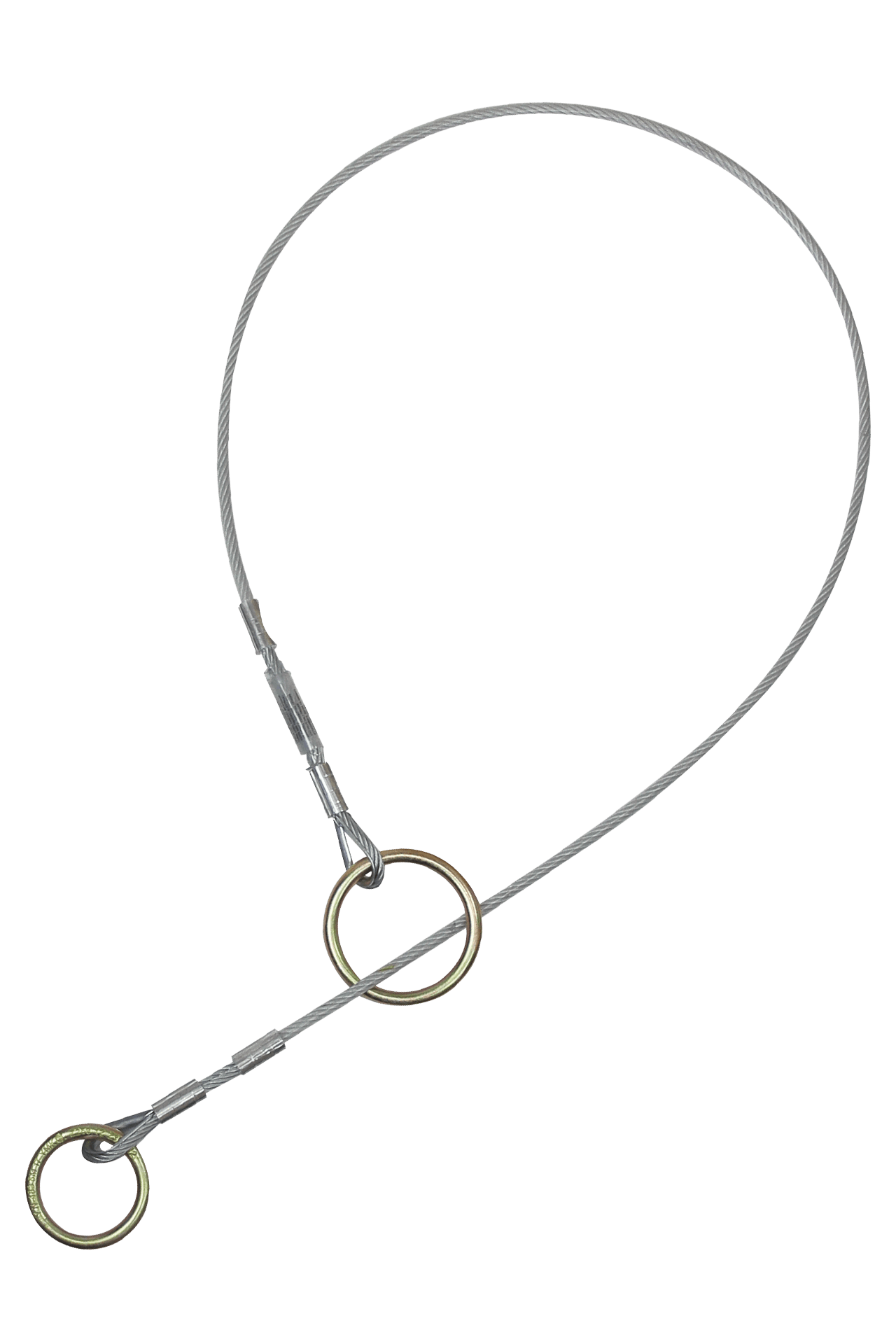 Cable Pass-through Sling Anchor with Vinyl Coated Galvanized Steel Cable