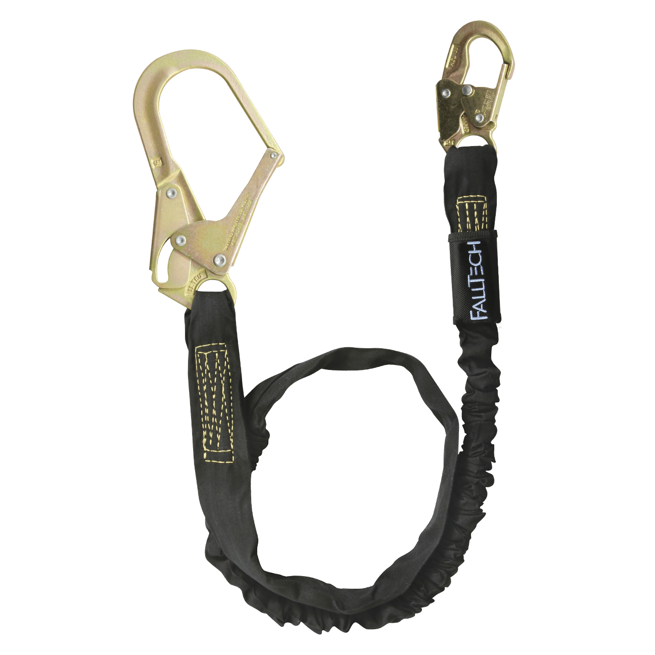 6' WeldTech® Nomex® Energy Absorbing Lanyard, Single-leg with Steel Connectors