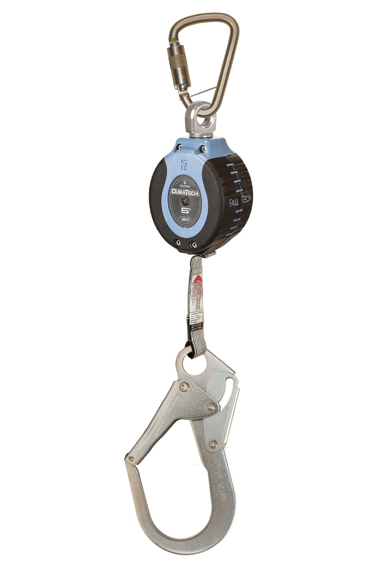 6' DuraTech® Personal SRL with Steel Rebar Hook, Includes Steel Dorsal Connecting Carabiner