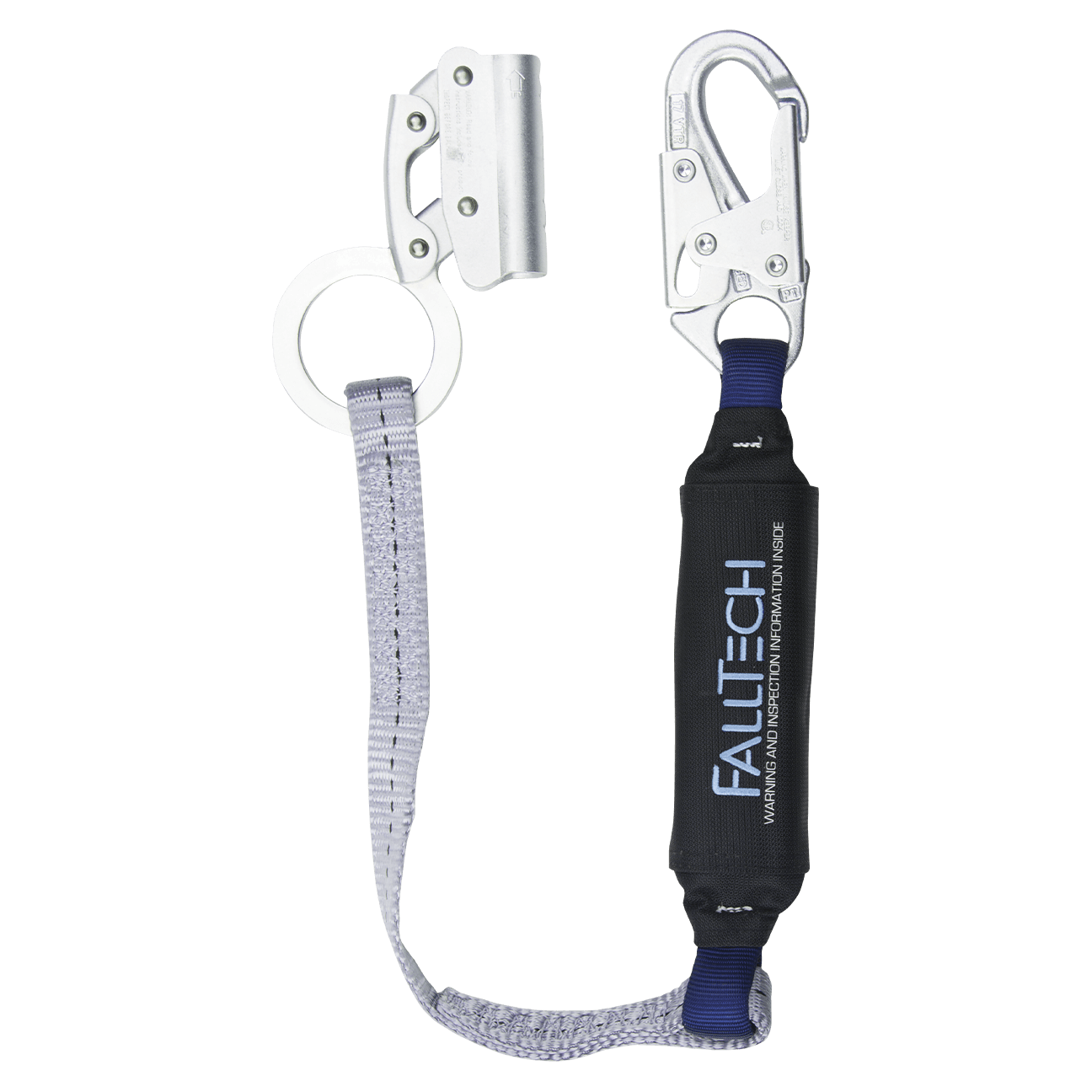 Manual Rope Adjuster with 3' ViewPack® Energy Absorbing Lanyard