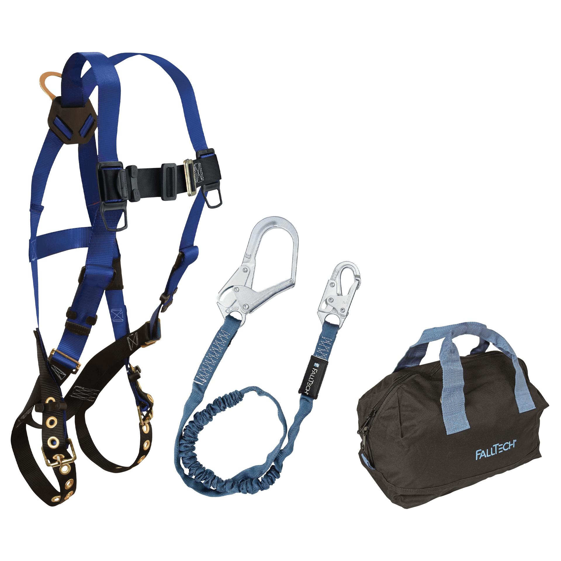 Harness and Lanyard 3-pc Kit Including Medium Storage Bag (7016, 82593, 5006MP)