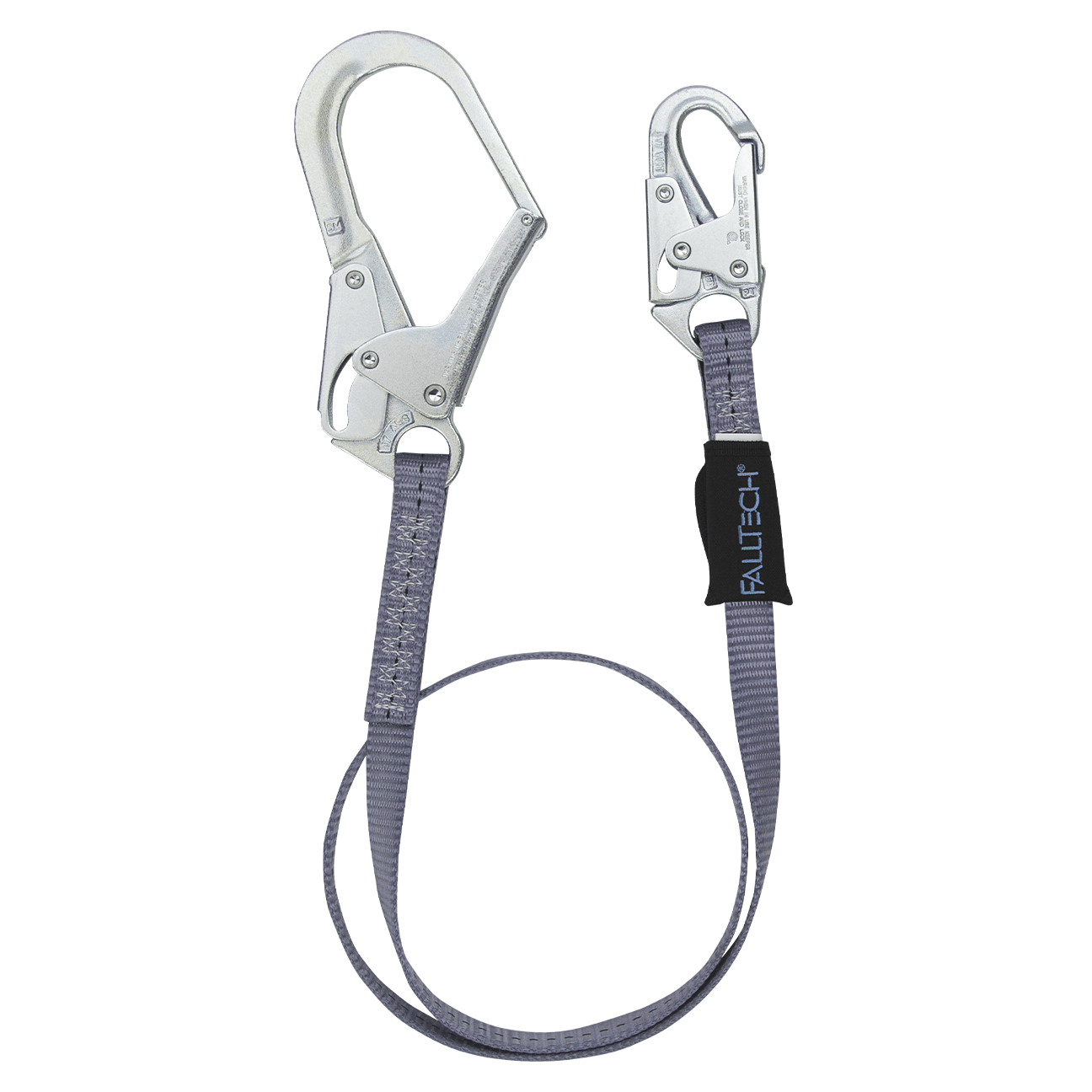 4' Web Restraint Lanyard, Fixed-length with Steel Connectors