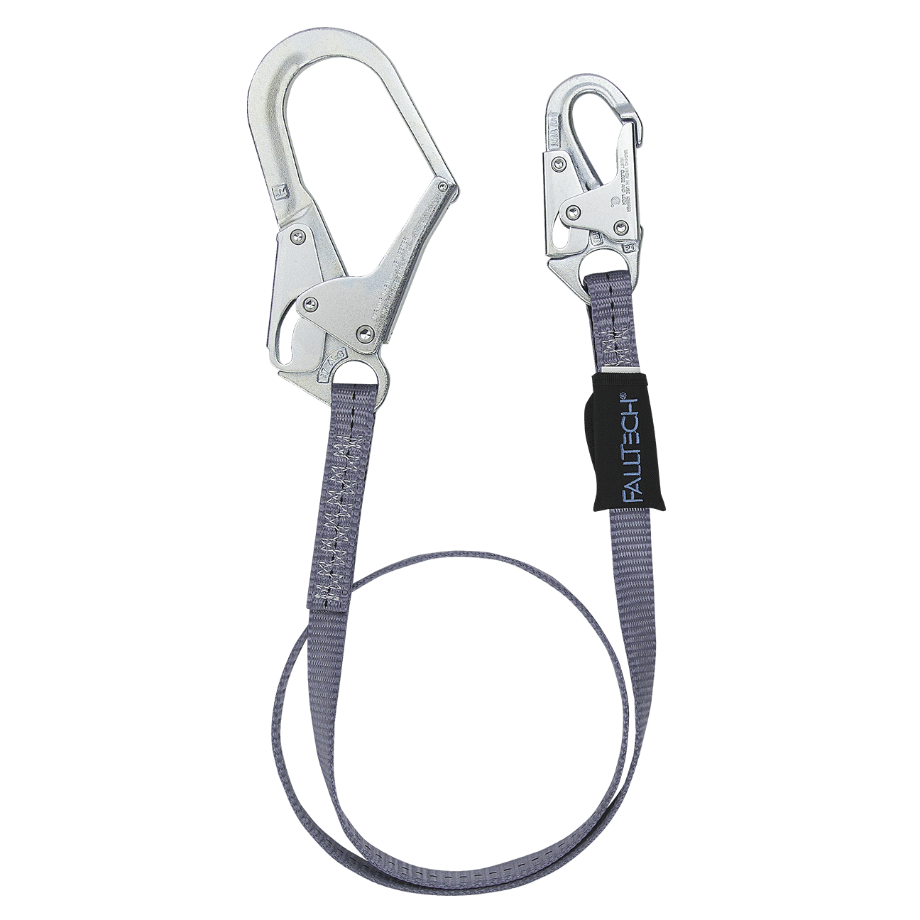6' Web Restraint Lanyard, Fixed-length with Steel Connectors