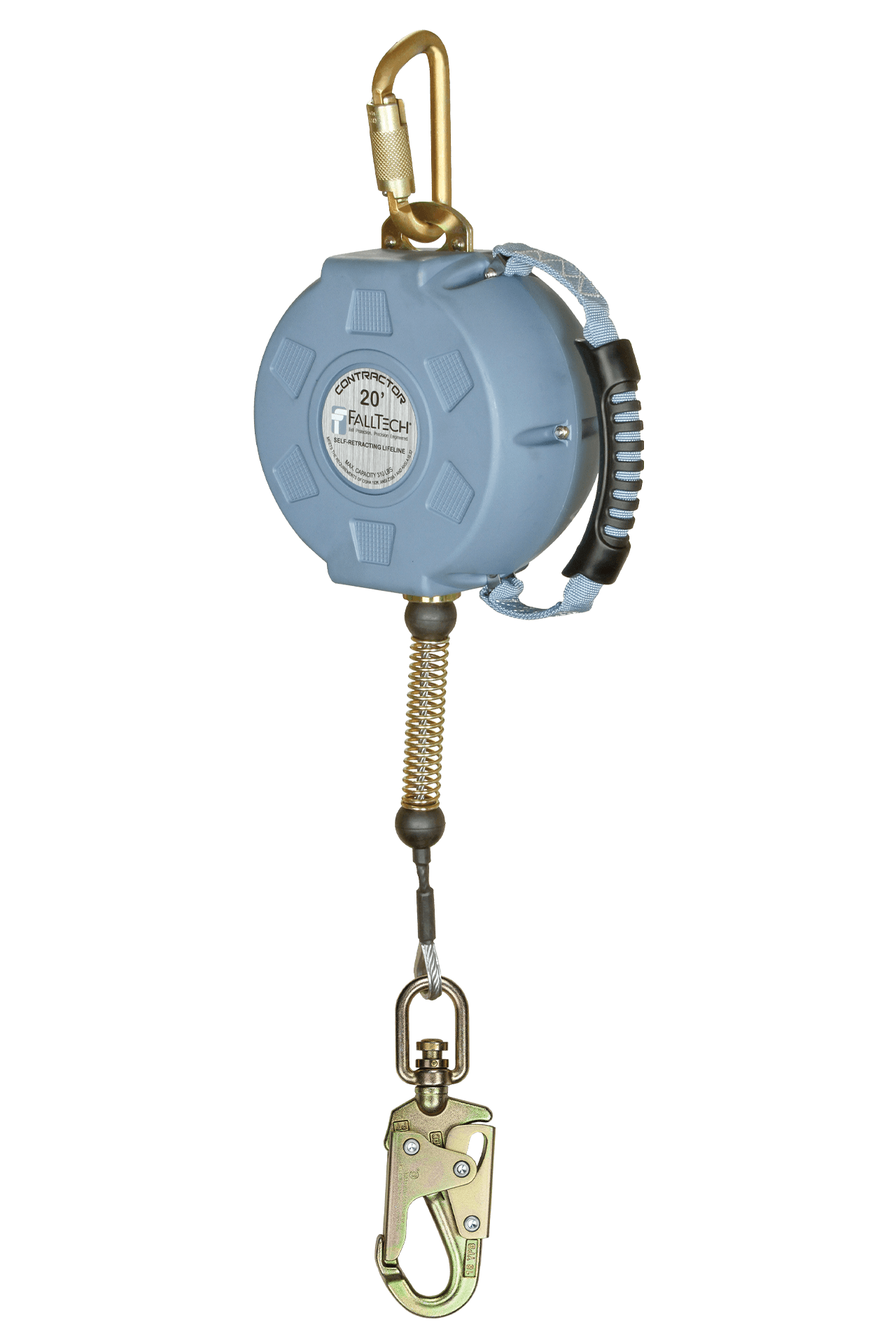 Contractor Class 1 SRL with 20' Galvanized Cable and Anchorage Carabiner