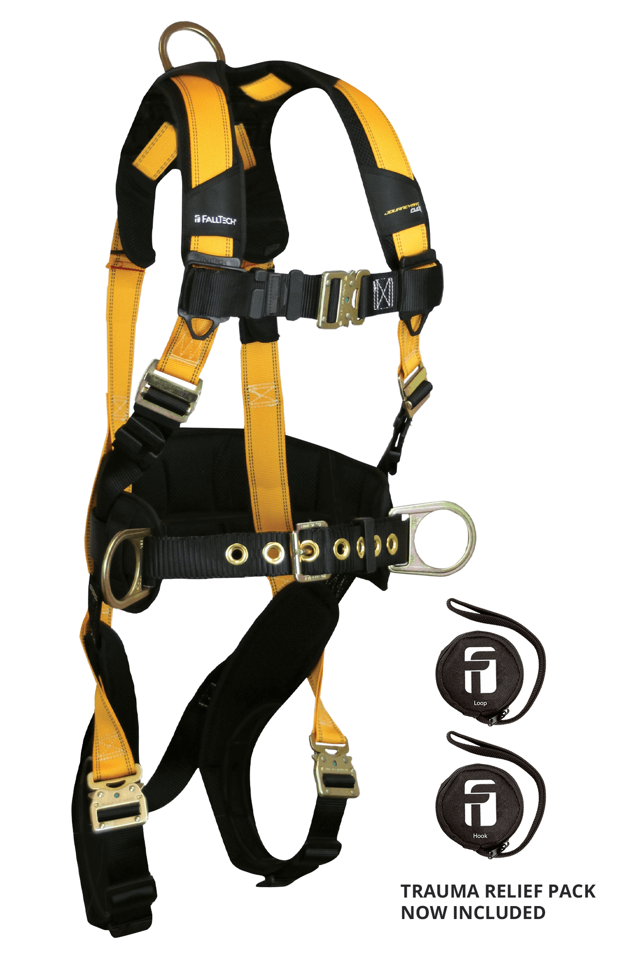 Journeyman Flex® Steel 3D Construction Belted Full Body Harness
