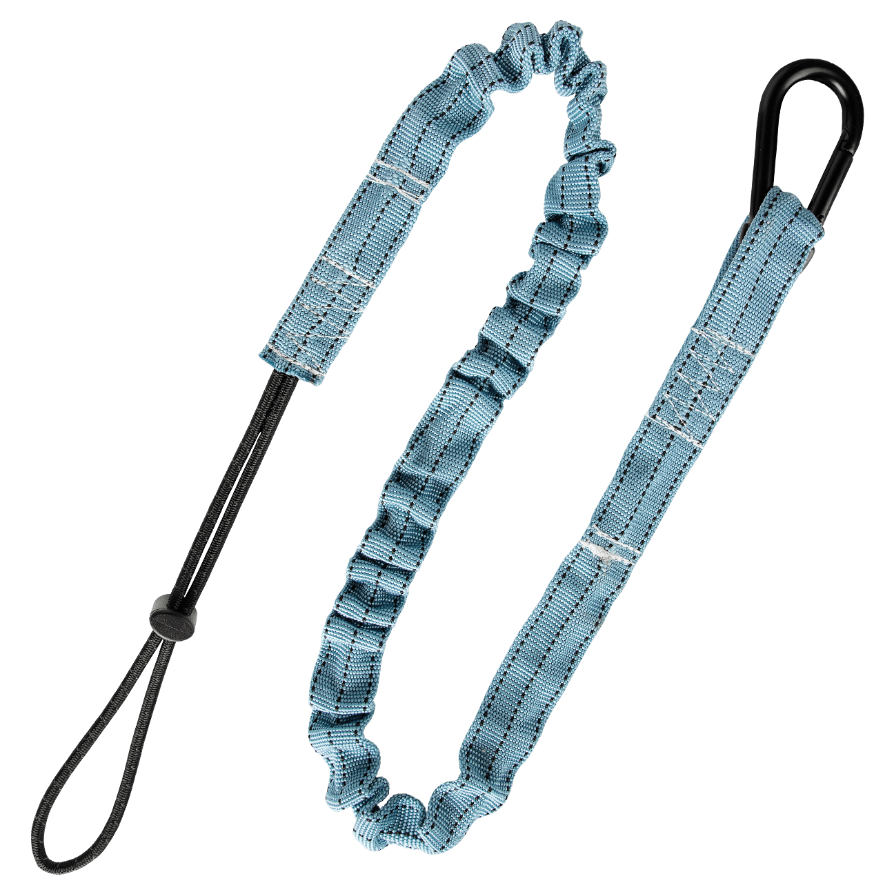 15 lb Tool Tether with choke-on cinch-loop and steel carabiner, 36"