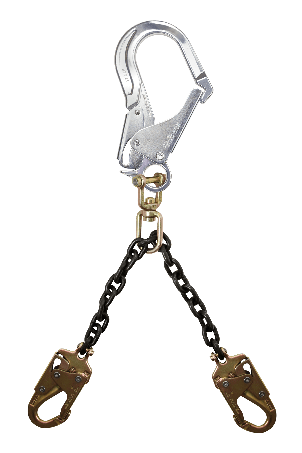 24" Premium Rebar Positioning Assembly with Chain and Aluminum Rebar Hook with Swivel