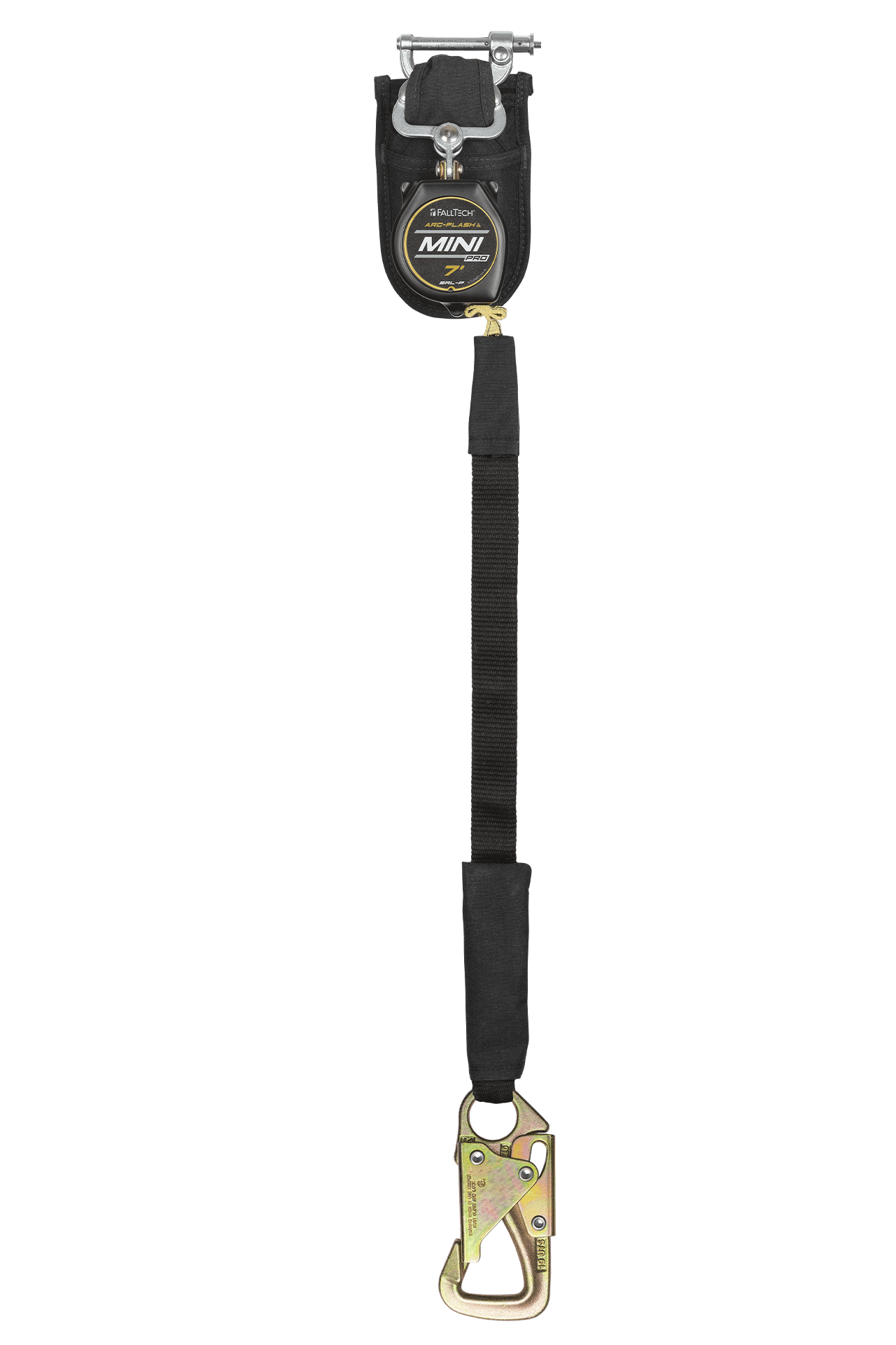 7' Arc Flash Mini Pro™ Class 1 Personal SRL-P, Single-leg with Steel 5k Snap Hook
