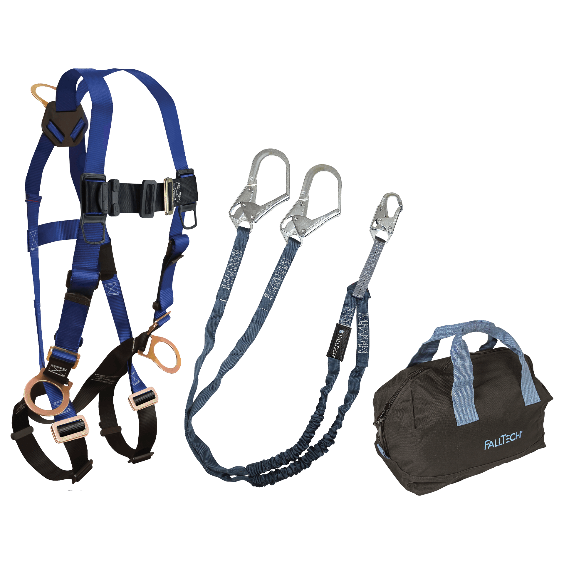 Harness and Lanyard 3-pc Kit Including Medium Storage Bag (7017, 8259Y3, 5006MP)