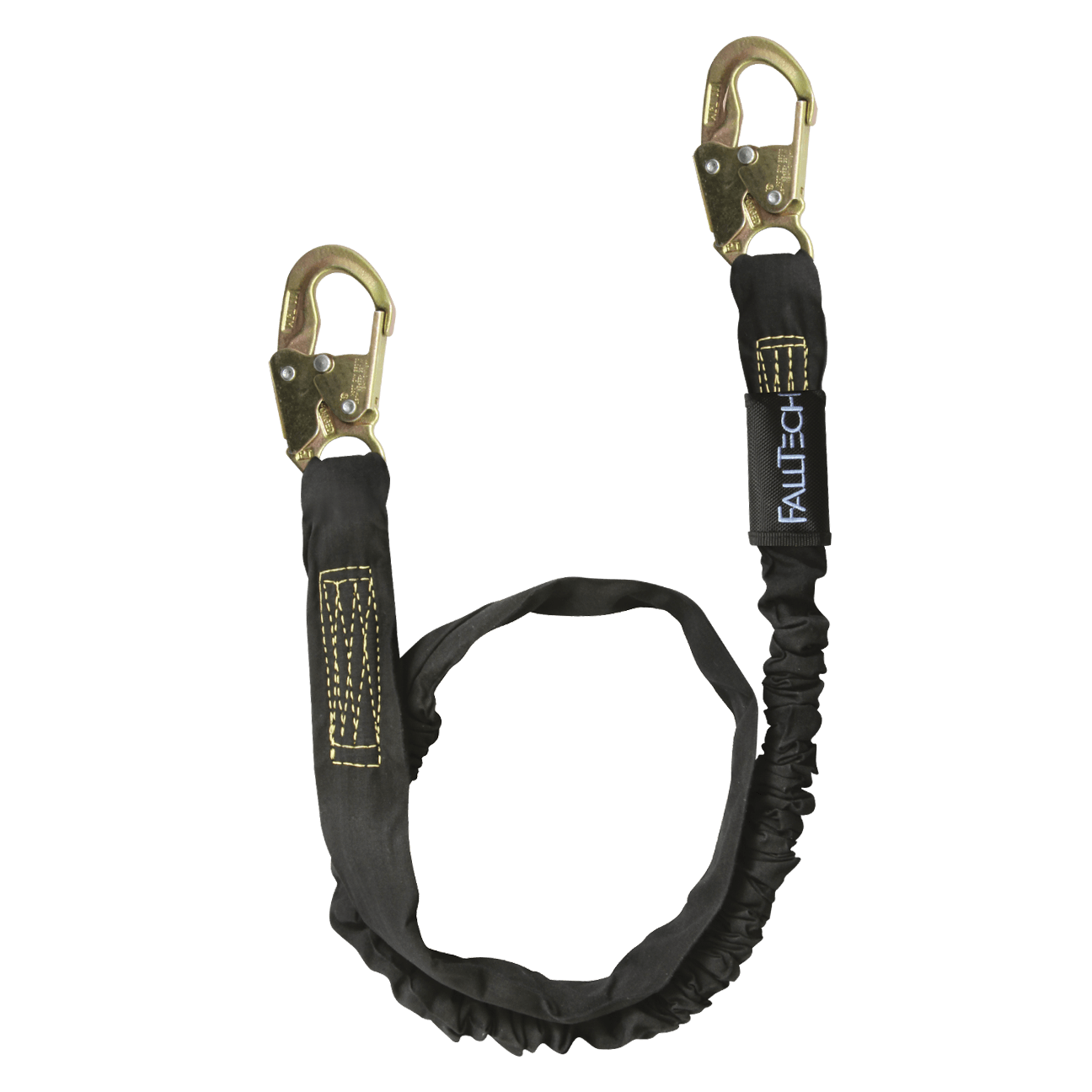 6' WeldTech® Nomex® Energy Absorbing Lanyard, Single-leg with Steel Snap Hooks