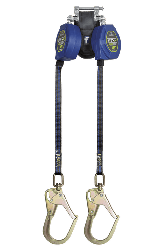 8' EdgeCore FT-X Class 2 LE SRL, Twin-leg with Aluminum Snap Hooks