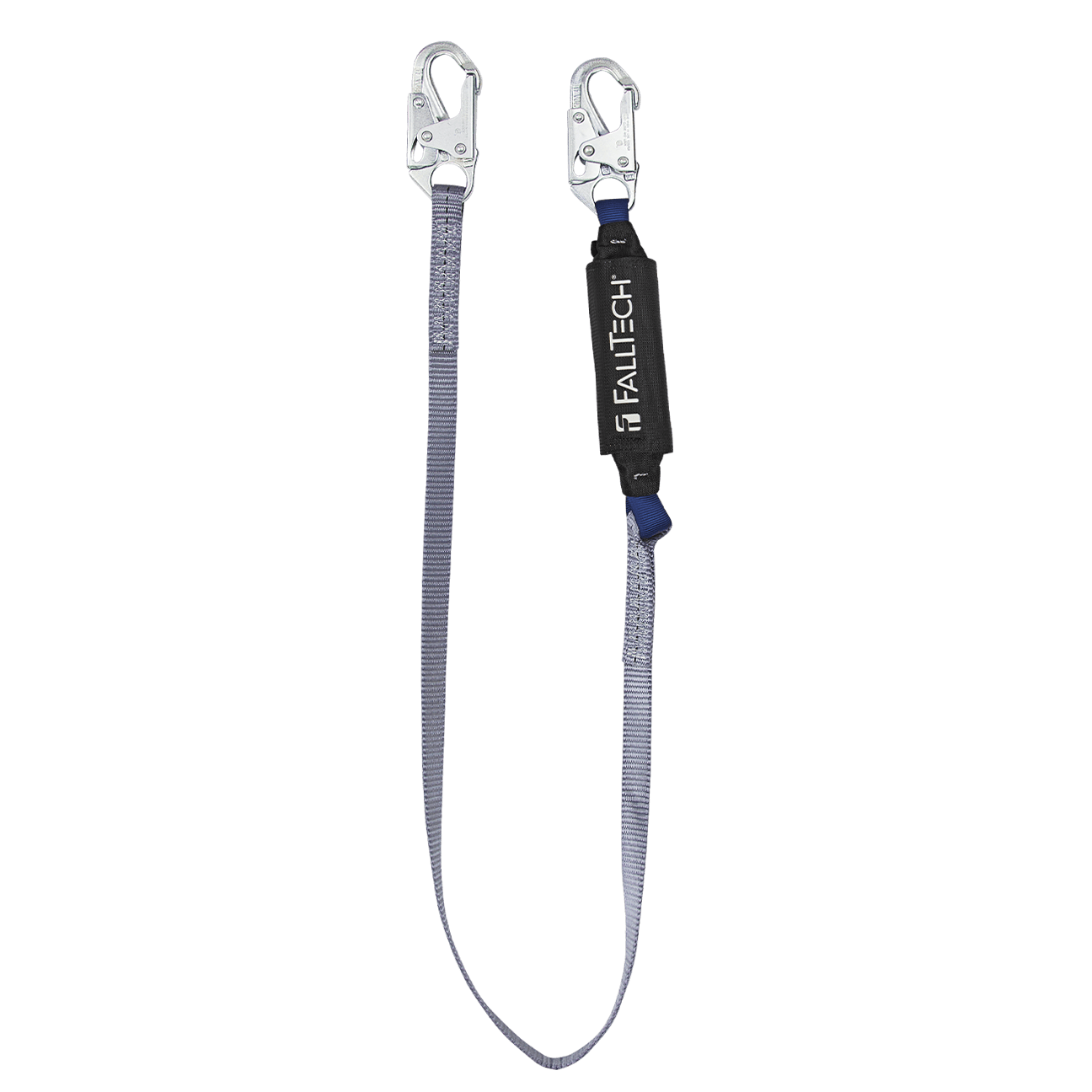 6' ViewPack® Energy Absorbing Lanyard, Single-leg with Steel Snap Hooks