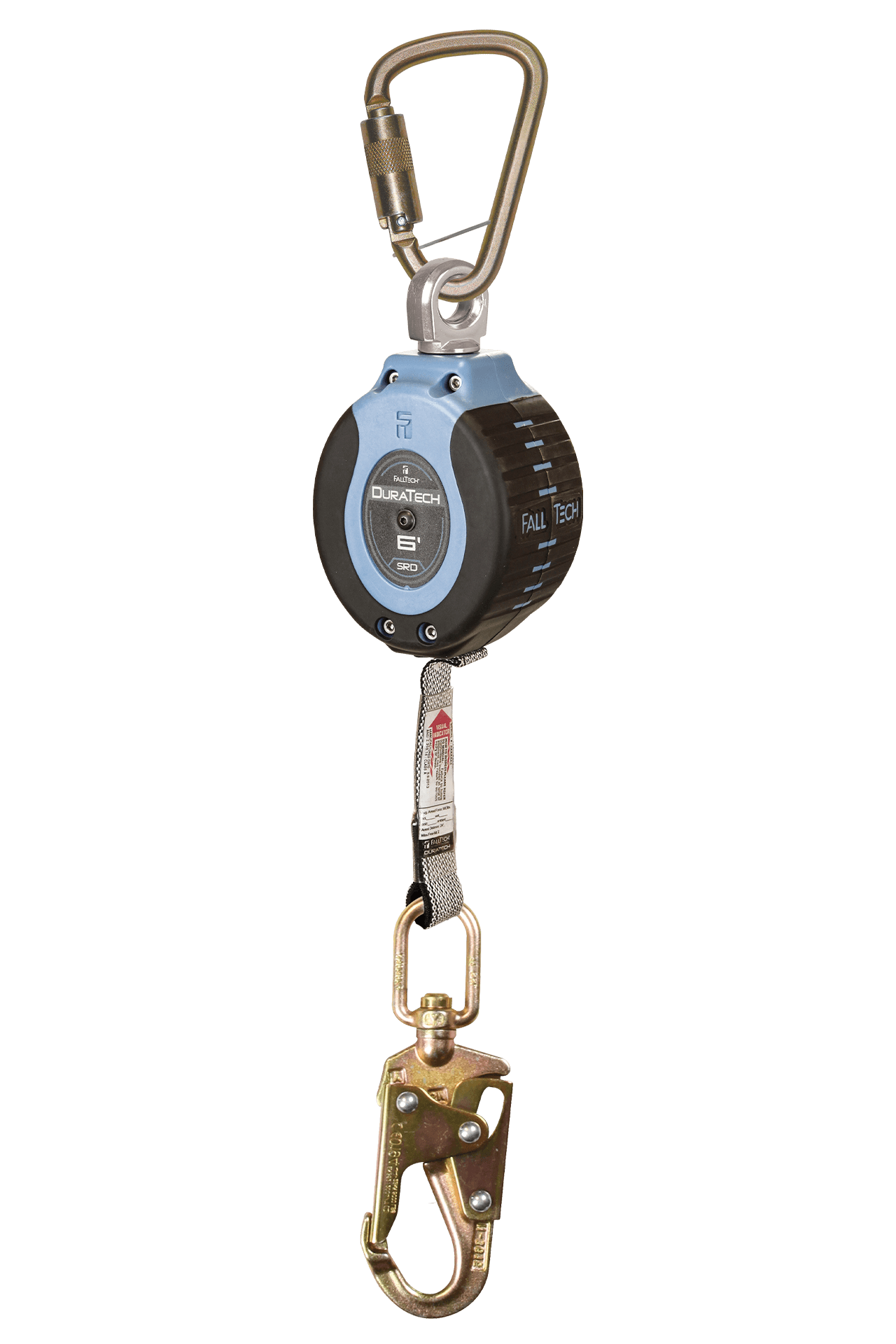 6' DuraTech® Personal SRL with Steel Swivel Snap Hook, Includes Steel Dorsal Connecting Carabiner