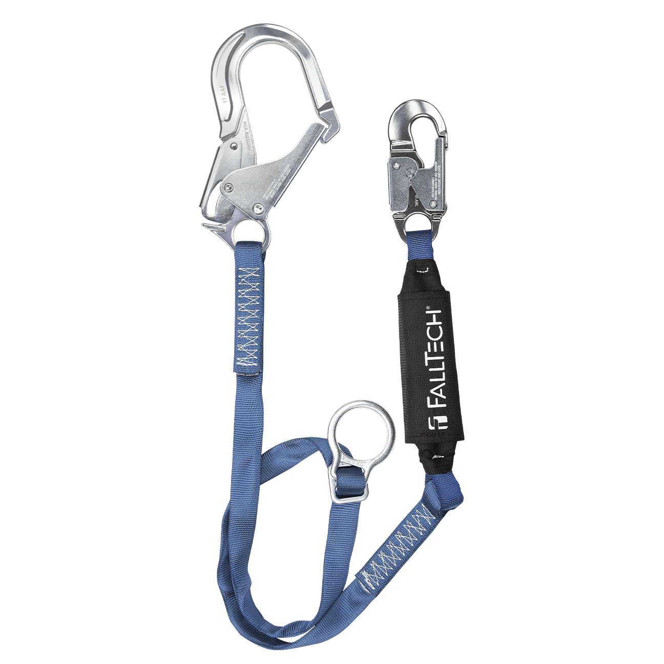 6' ViewPack® Tie-back Energy Absorbing Lanyard, Single-leg with Aluminum Connectors