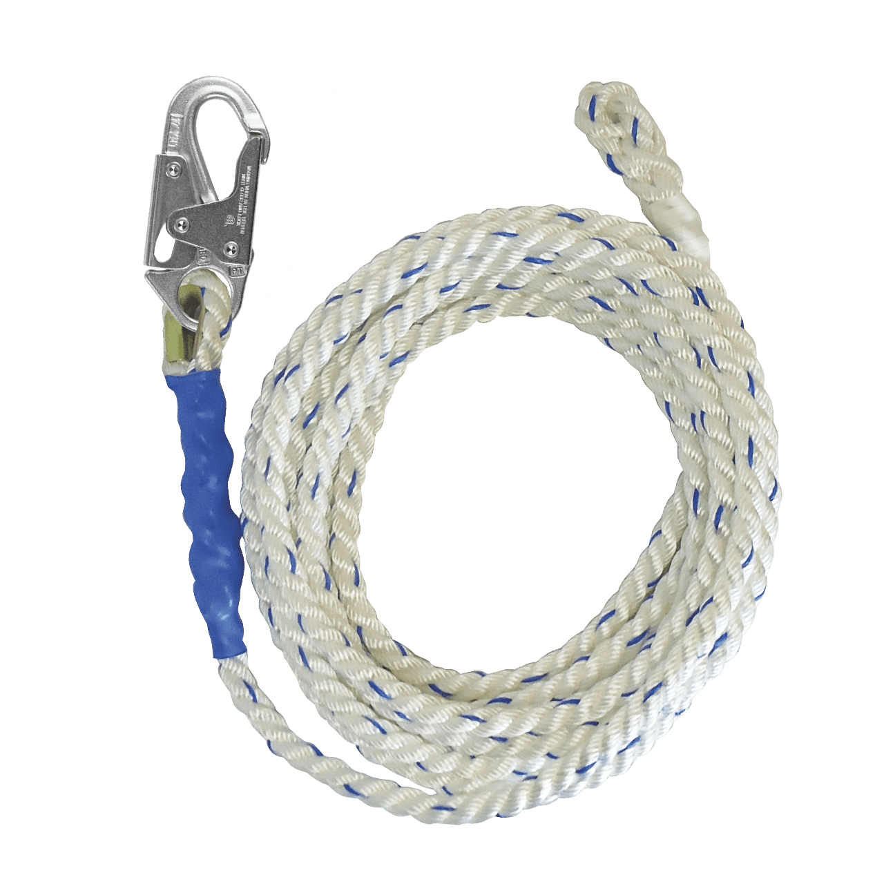 Premium Polyester Blend Vertical Lifeline with Back-spliced End