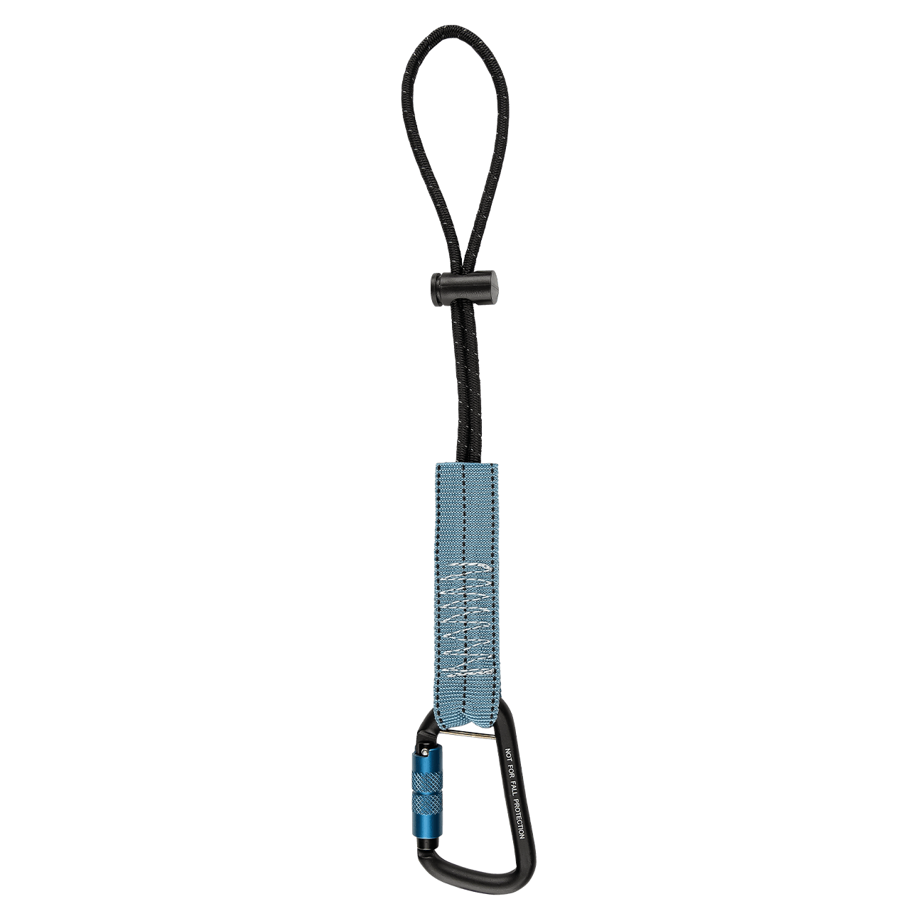 5 lb Tool Attachment with choke-on cinch-loop and aluminum twist-lock carabiner, 5/pk