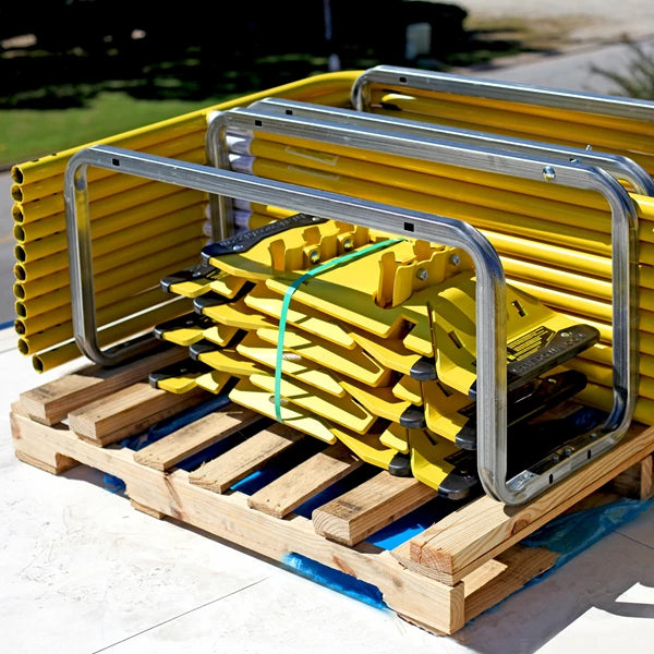 Tie Down 10 ft. Guardrail & Universal Clamp Bases (Kit)